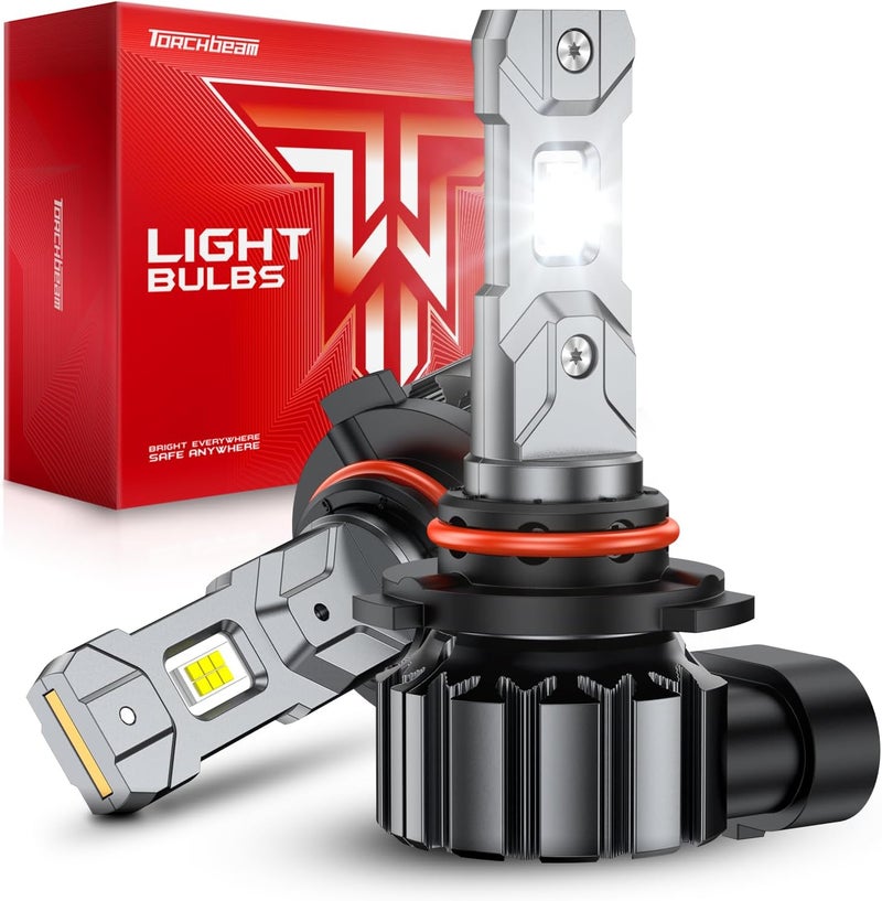 Torchbeam HB3/9005 Led Lamp with 30,000LM, HB3 LED Bulb with 1:1 Mini Size Quick Install Plug and Play, 60000 Hours lifespan, Canbus Ready, Pack of 2 - Image 1